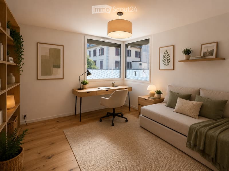Appart neuf 3,5 p. jardin privatif et balcon - Centre-ville (1)