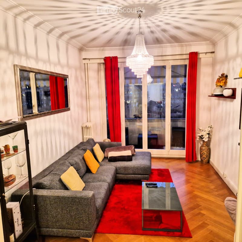 3.5 pièces avec balcon Sous-location entièrement équipé (1)
