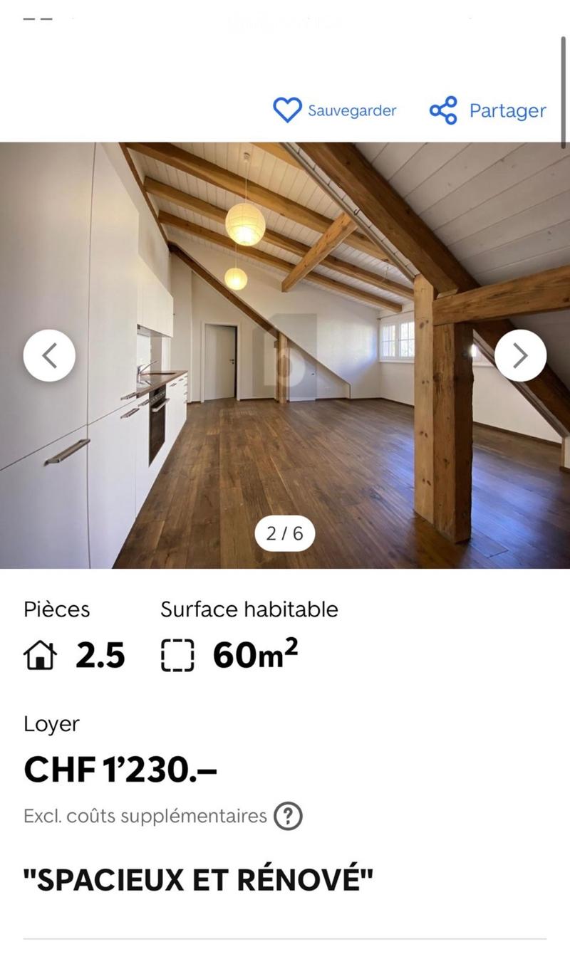 Appartement vieille ville Delémont (1)