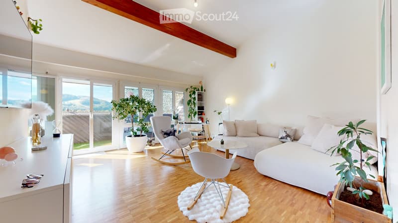 Appartement rénové à louer à Attalens (1)