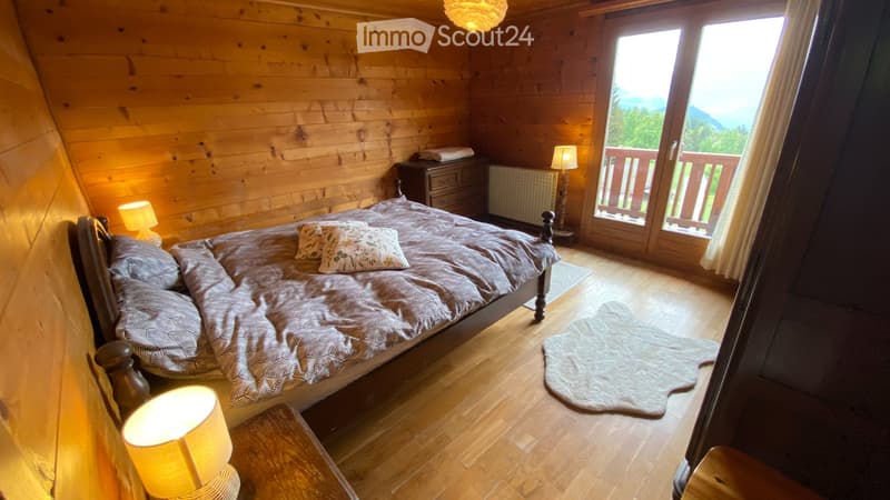 A louer cet hiver chalet meublé vue imprenable sur les Alpes (2)