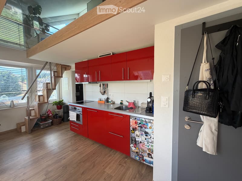 Grand studio en duplex à louer à la Vallée de Joux (3)