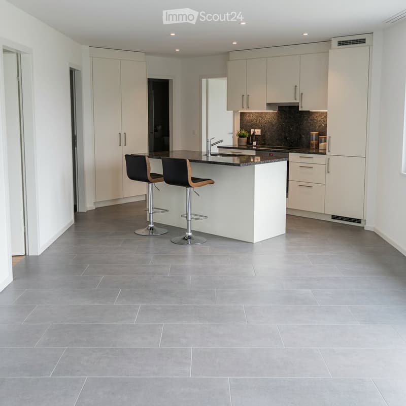 3.5 p. récent, 4è, balcon, 2pl. parc, 30 mn Lausanne - Sion (4)