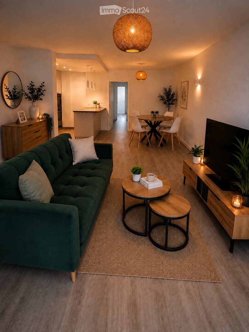 Appartement T3 meublé 88 m², refait à neuf, avec jardin (2)