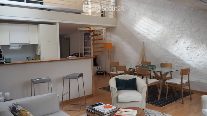 Lutry-bourg Loft de caractère, 80 m² avec mezzanine (2)