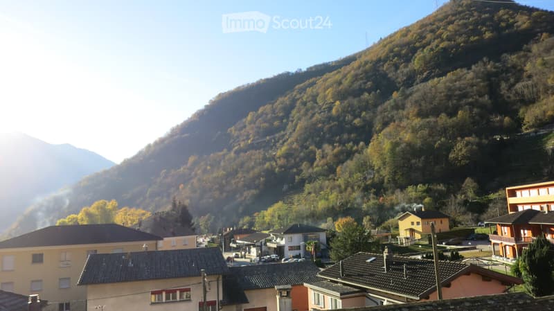 Appartamento con grande terrazza - Dachwohnung im Grono (5)