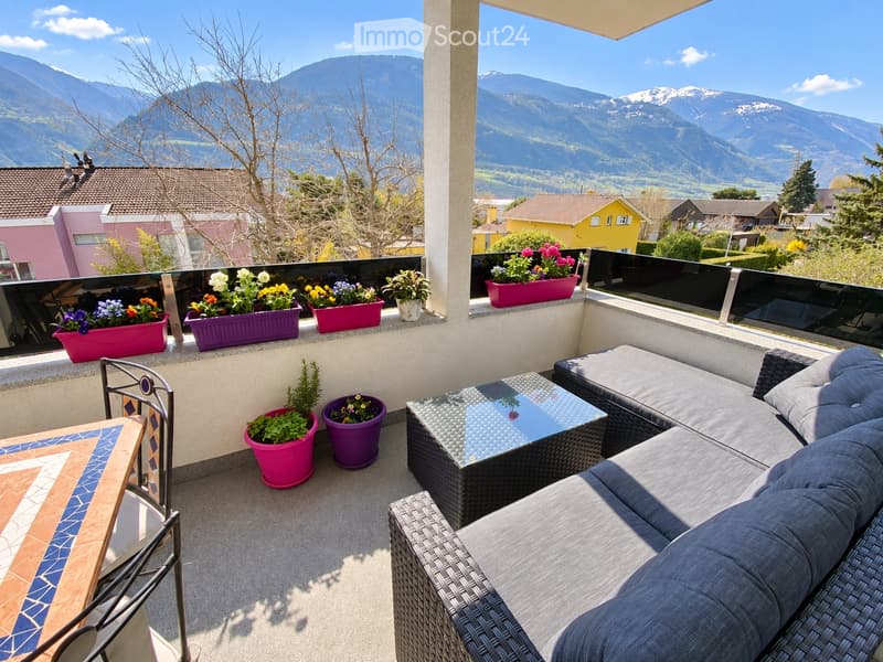 Magnifique appartement avec grand balcon à Sierre à louer. (1)