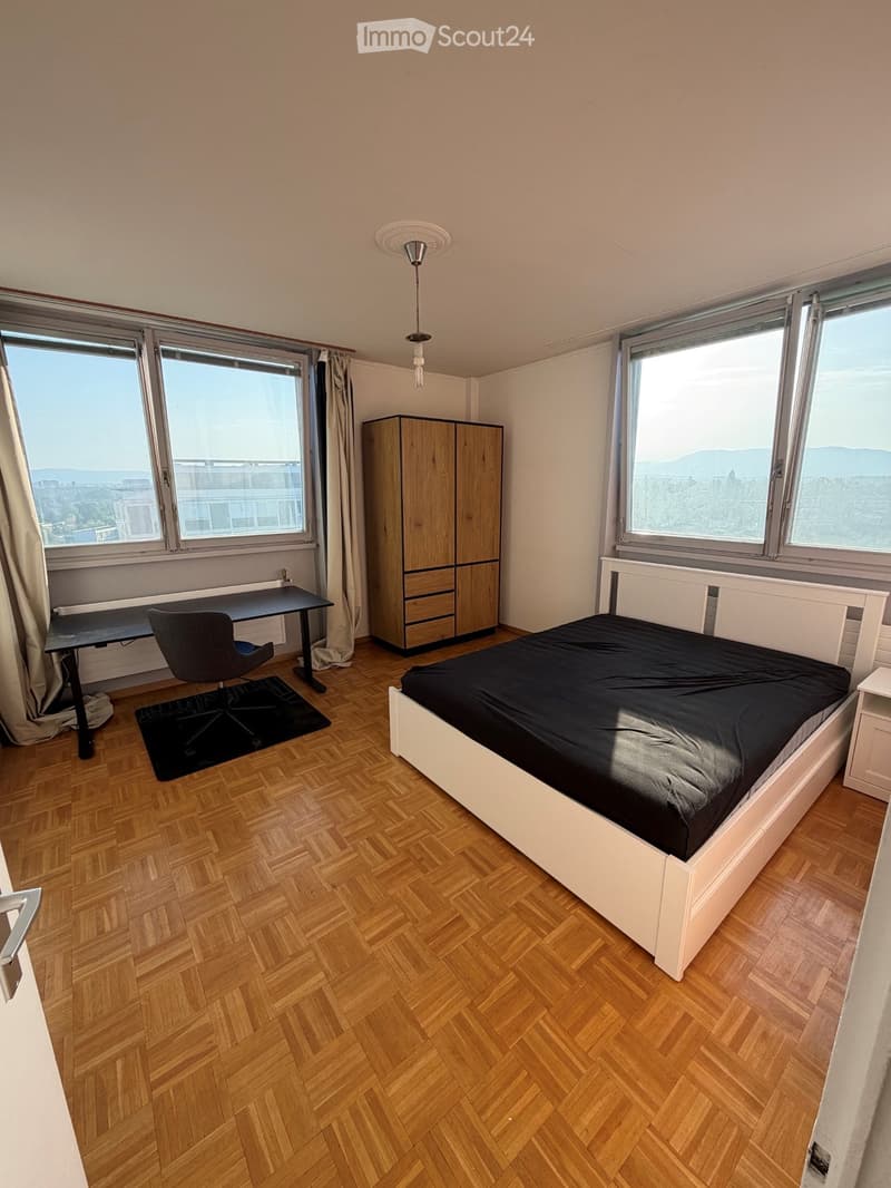 Chambres meublées avec vue panoramique, piscine sur le toit (1)