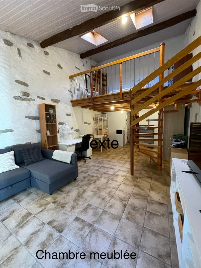 Grande chambre meublée, 45m2, dans maison vigneronne (2)