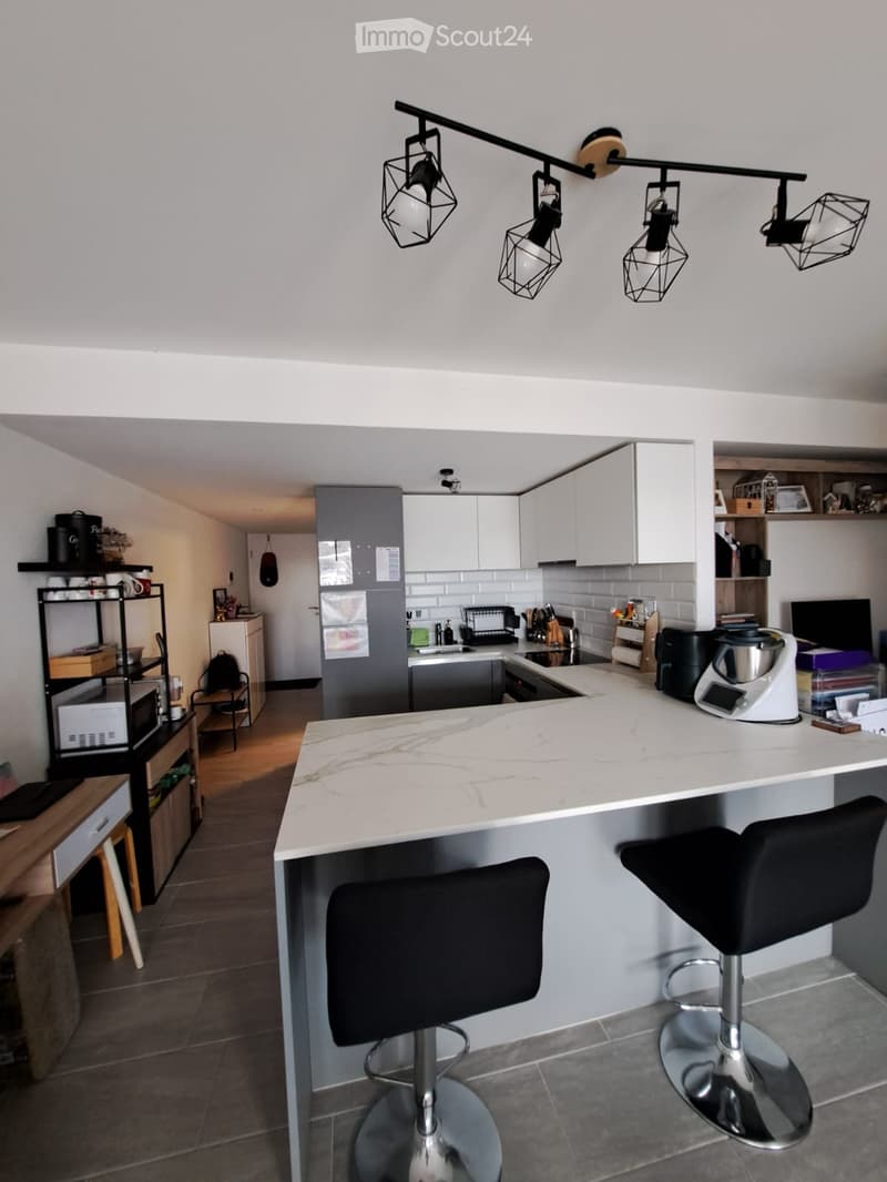 Appart. 2.5 pièces avec grande terrasse plein sud à Cornaux (2)