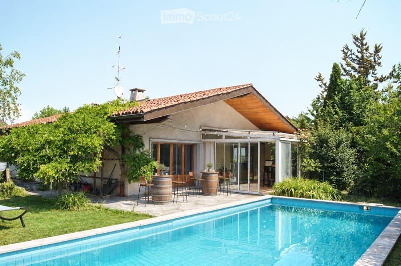 Chambre dans villa avec piscine Thônex (3)