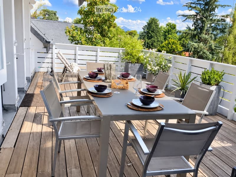 Rare Furnished Duplex Penthouse in Chêne-Bougeries (3)