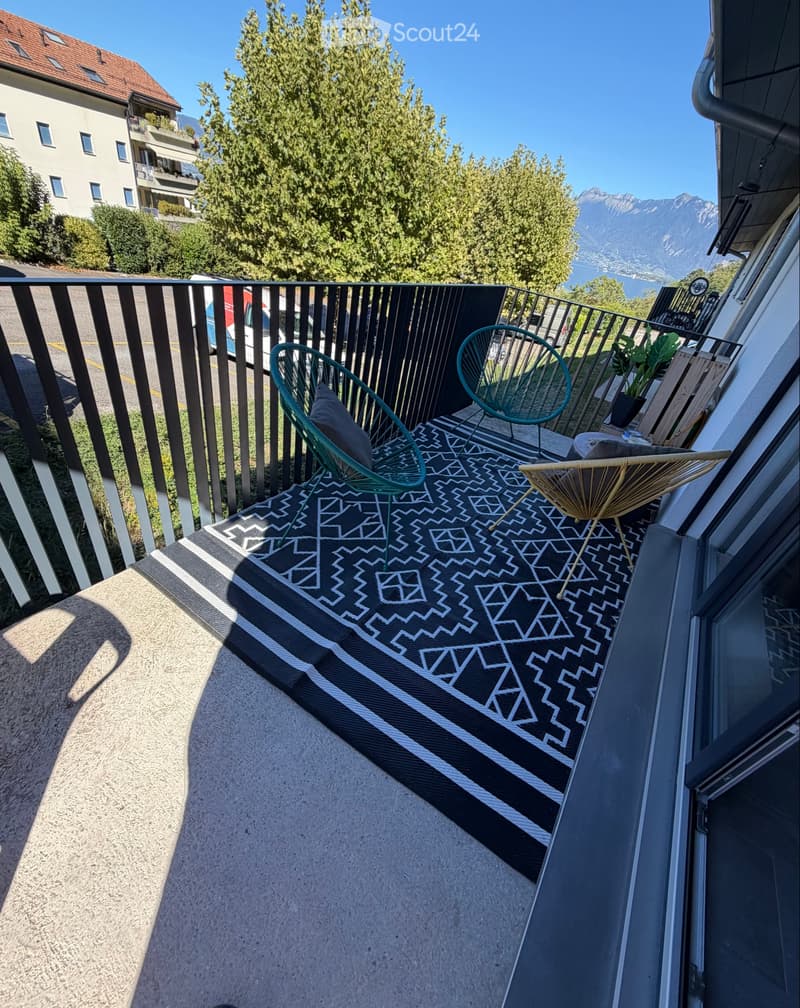 Magnifique 2,5 pièces VUE LAC LÉMAN St-Gingolph Balcon (2)