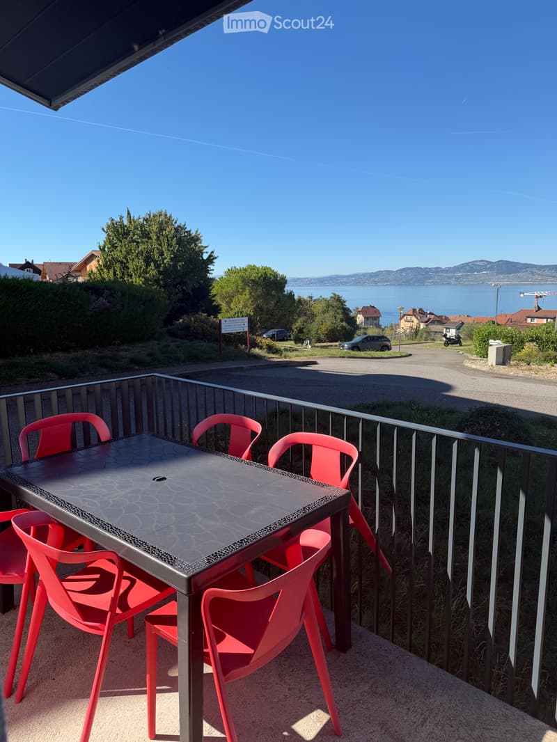 Magnifique 2,5 pièces VUE LAC LÉMAN St-Gingolph Balcon (1)