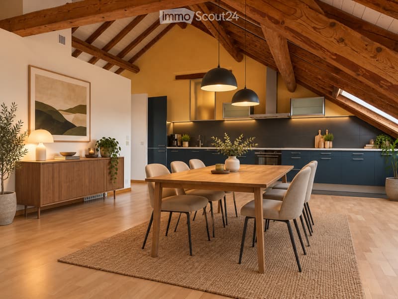 Appartement de caractère de 120 m² avec cheminée (1)