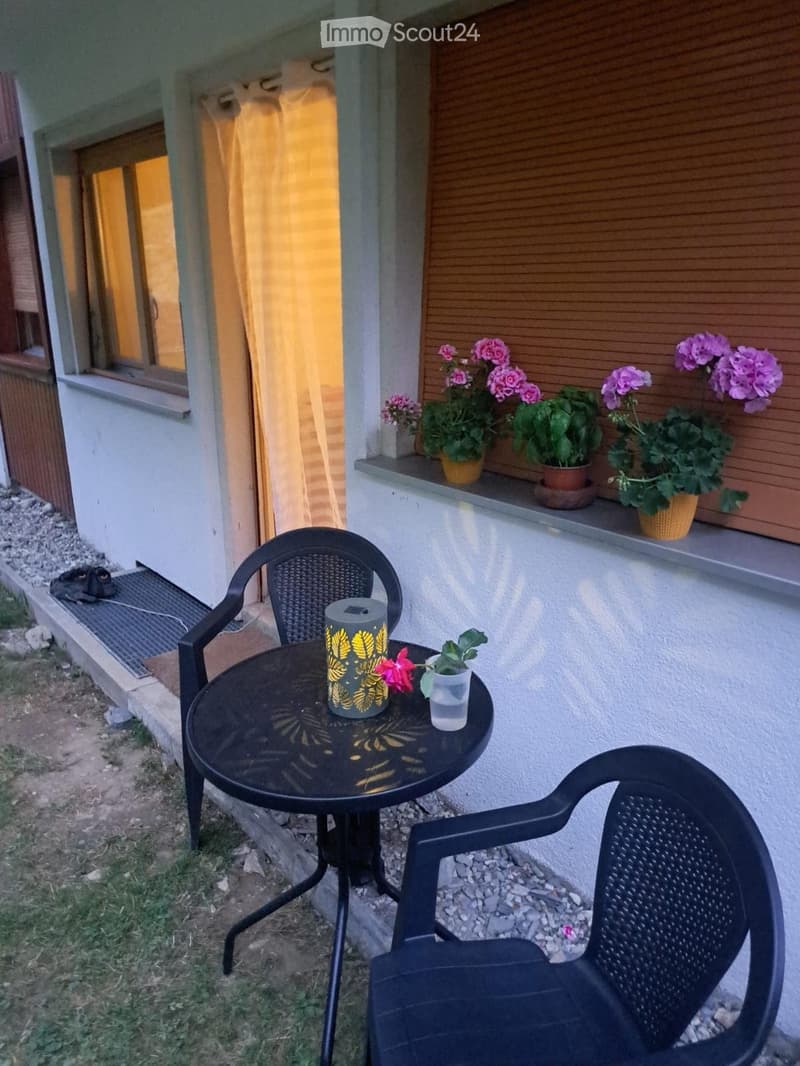 Crans Montana Année/Saison/Mois Studio à louer avec jardin (4)