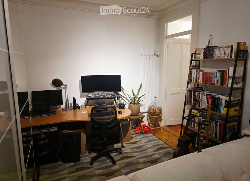 Chambre spacieuse dans appartement à Plainpalais (2)