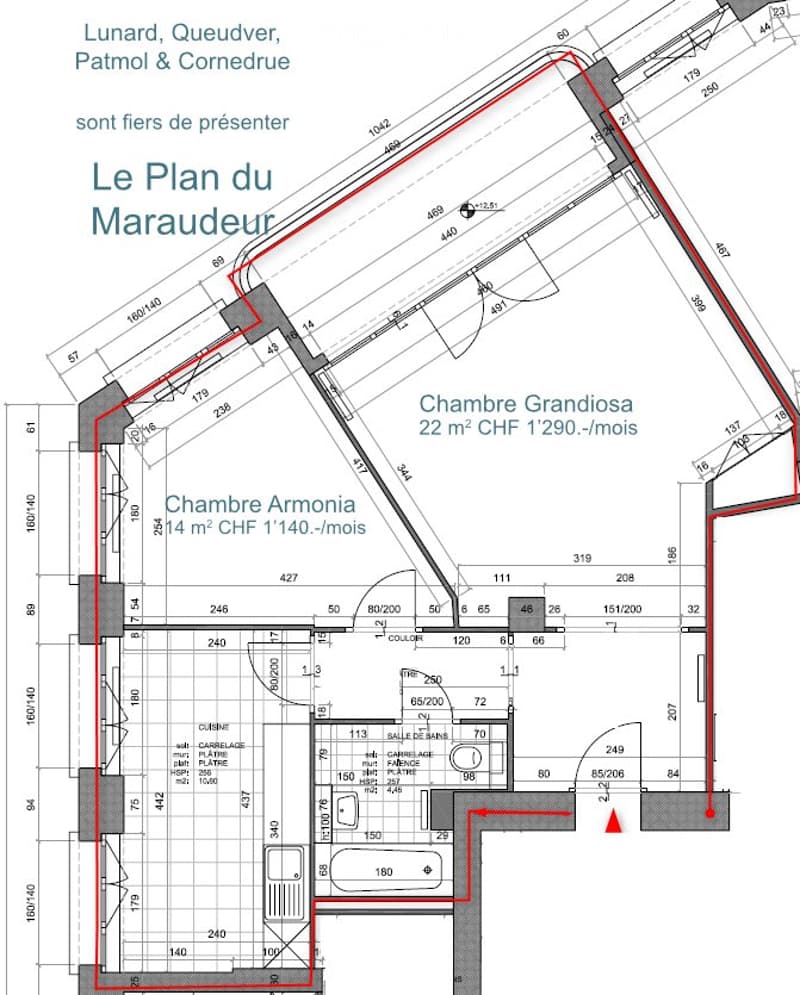 2 grandes chambres en colocation en face d'UniMail (5)