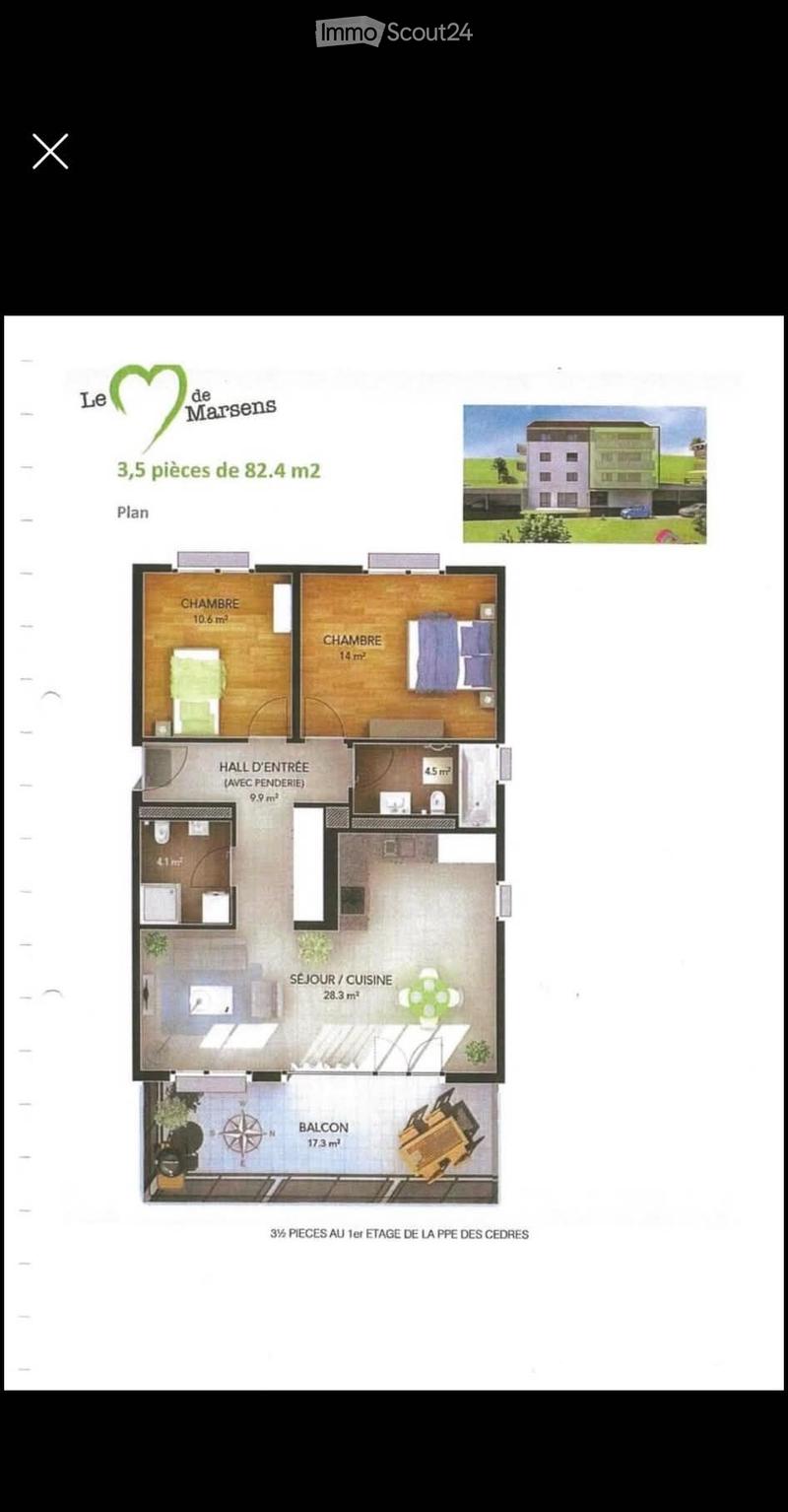 Jolie appartement 3,5 pièces (1)