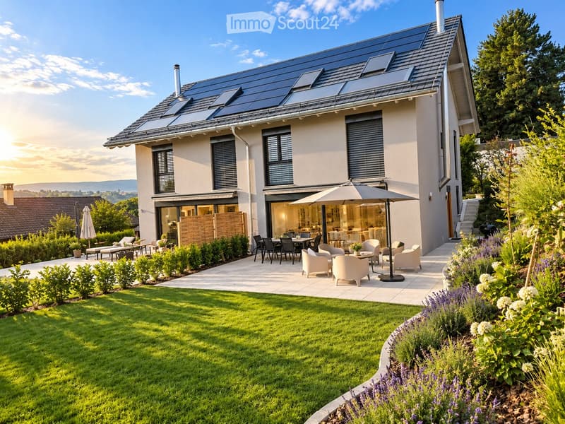 magnifique villa d'architecte à louer, proche de Lausanne (1)