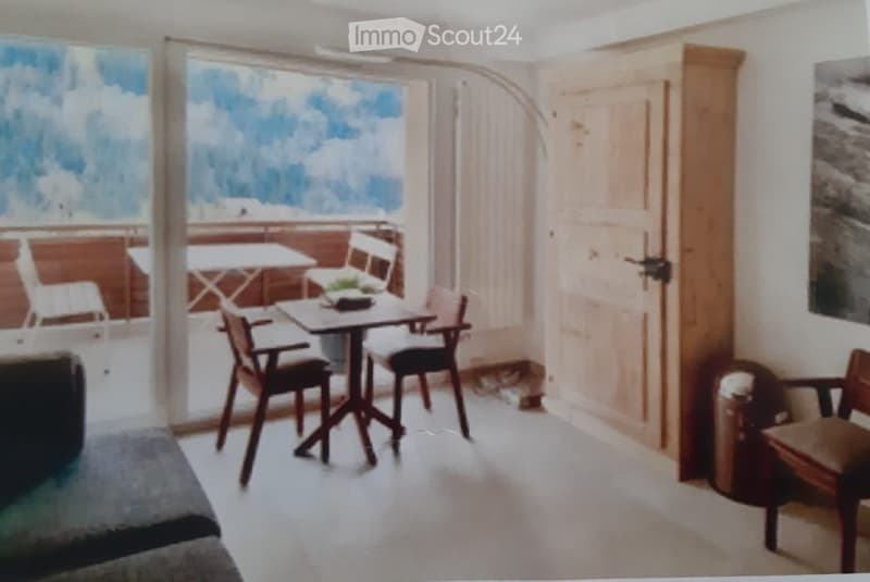 Studio meublé au centre de Champéry vue Dents-du-Midi (1)