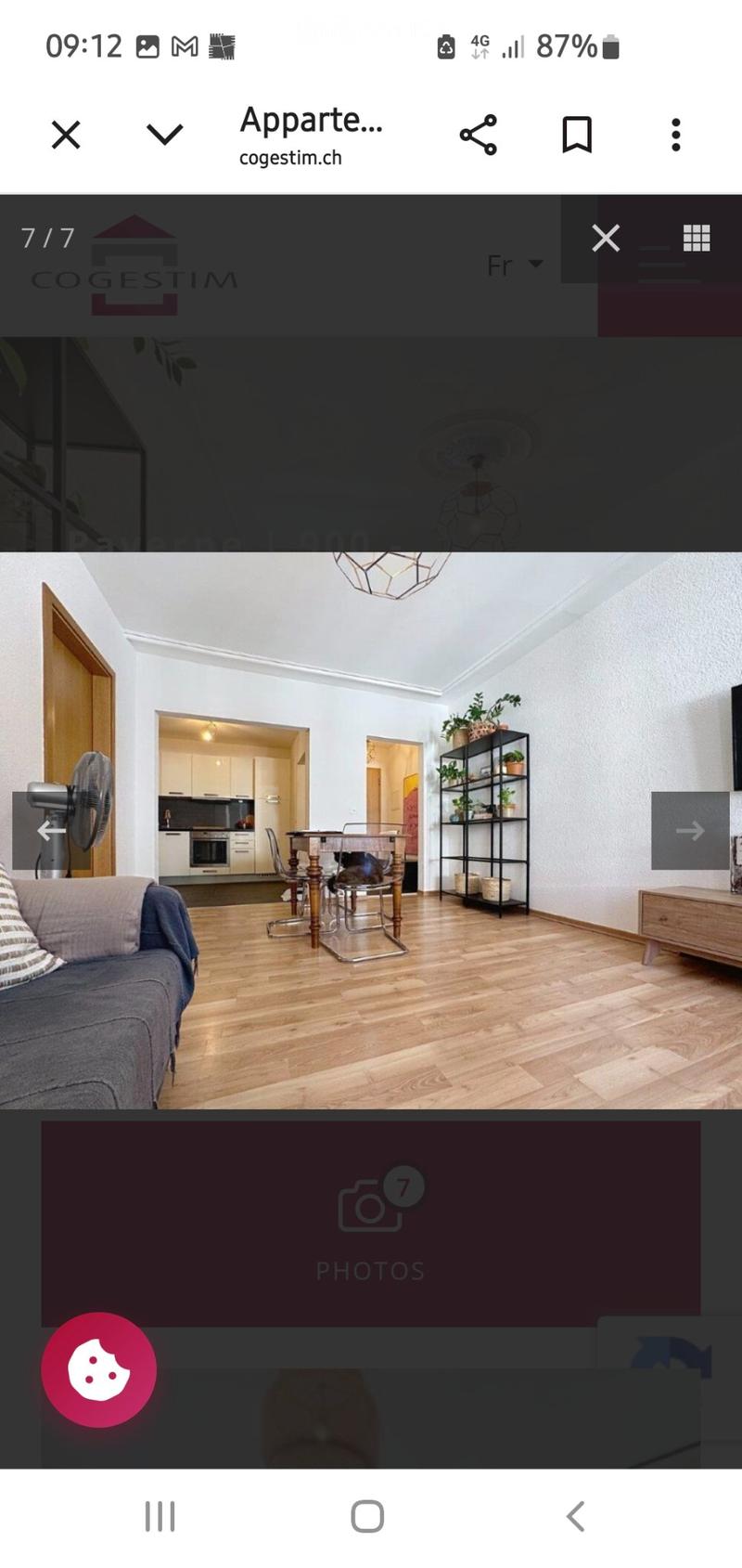 Appartement de 2 pièces à louer (1)