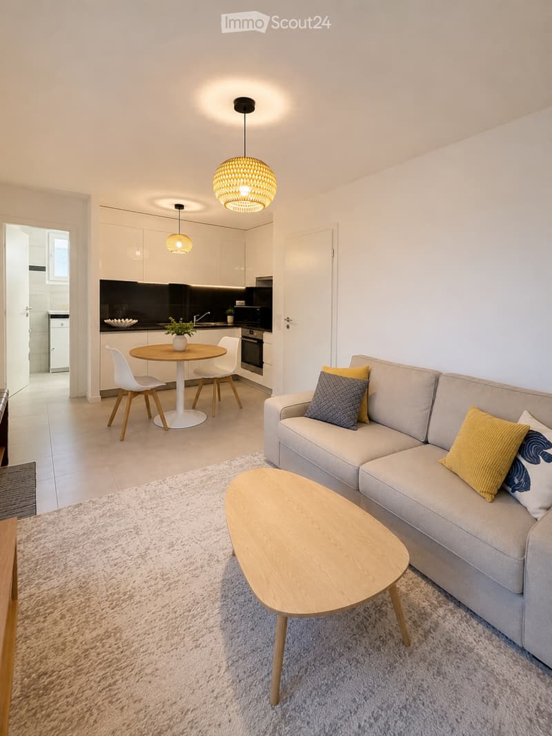 À louer, appartement de 2 pièces à Lavigny (1)