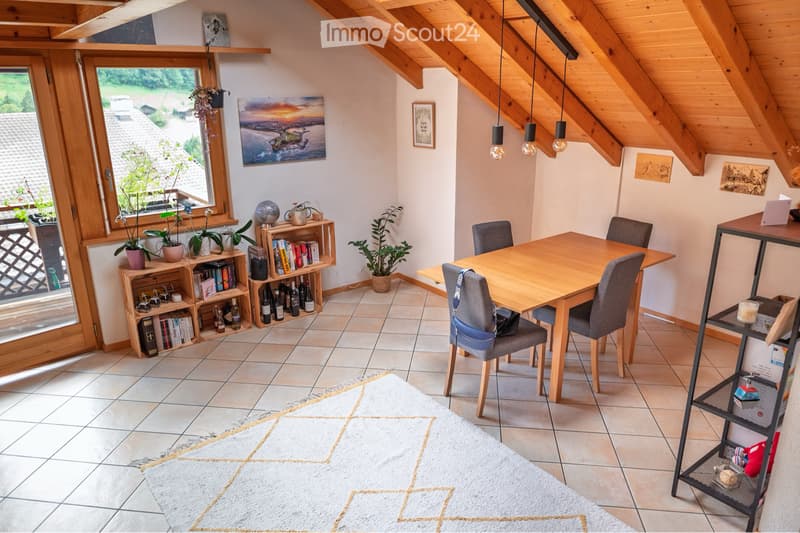 Charmant appartement 2,5 pièces Centre de Troistorrents (1)