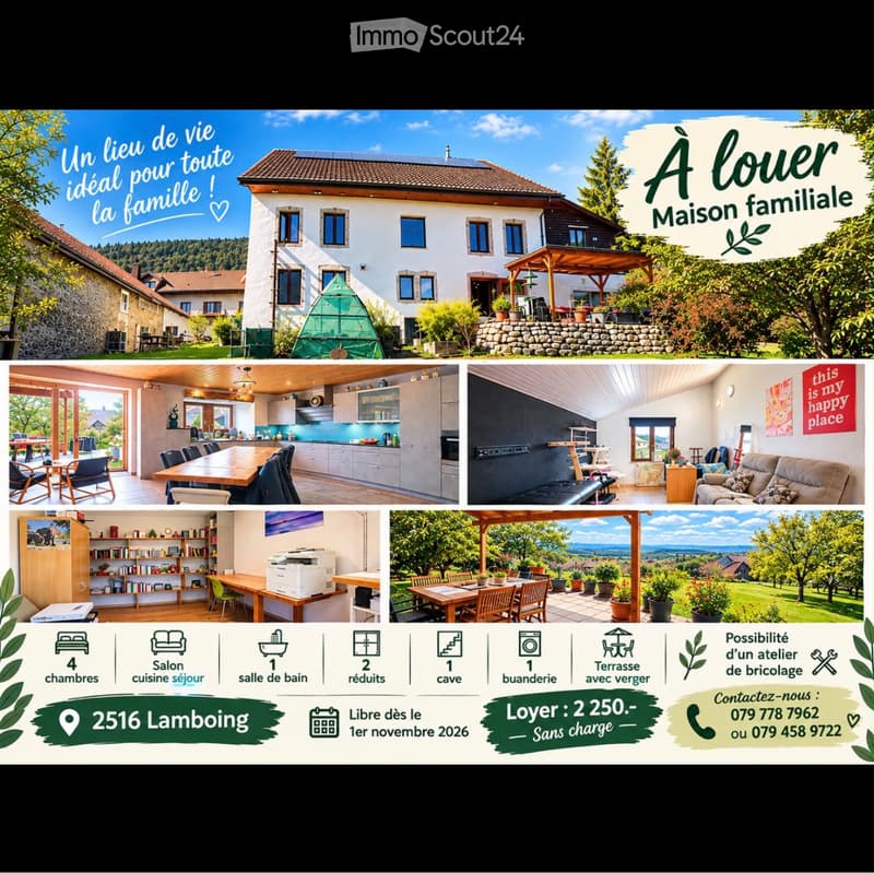 Appartement à louer dans maison familiale (1)