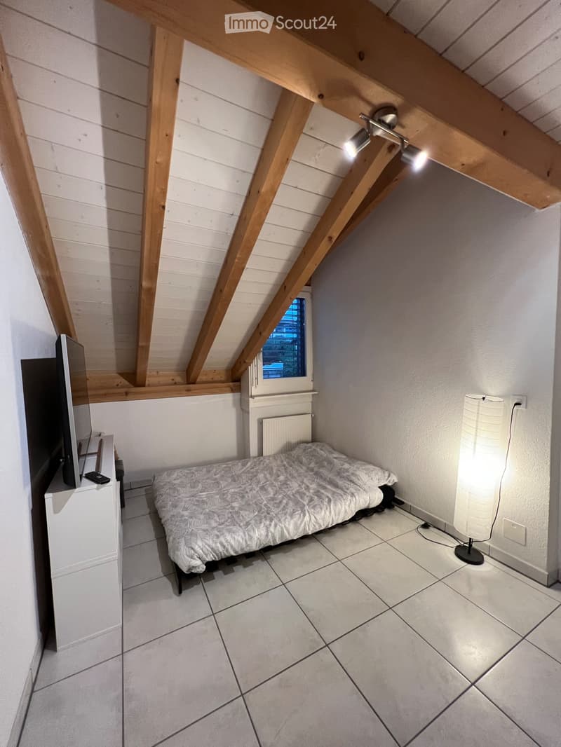 Duplex 3,5 pièces meublé à Neyruz sans vis-à-vis avec vue (4)