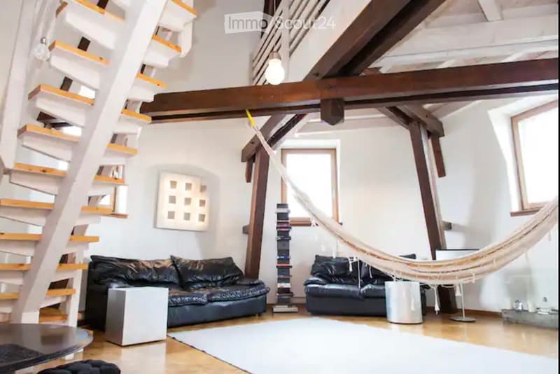 Lake view rooftop furnished duplex in Eaux-Vives/Geneva (1)