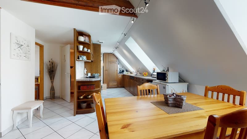 A louer bel appartement mansardé de 3.5 pièces traversant (5)