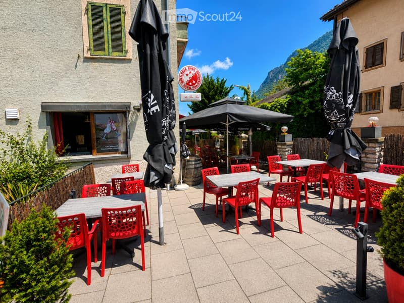Restaurant à reprendre à Bramois -Caveaux voutés et Terrasse (11)