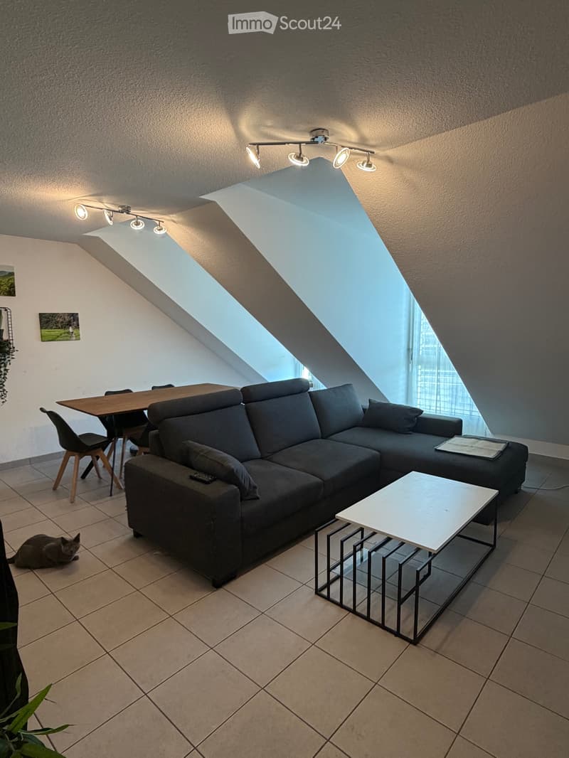 Appartement mansardé de 3,5 pièces - Yverdon-les-Bains (1)