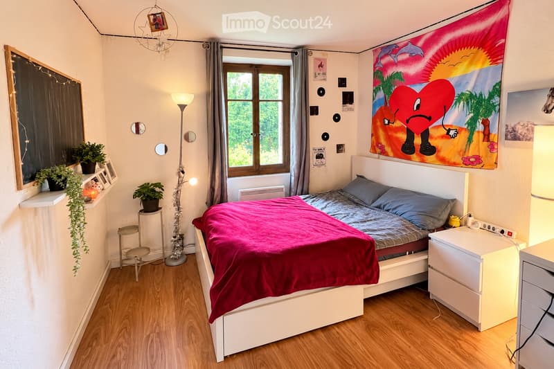 Grande chambre meublée à Versoix (1)