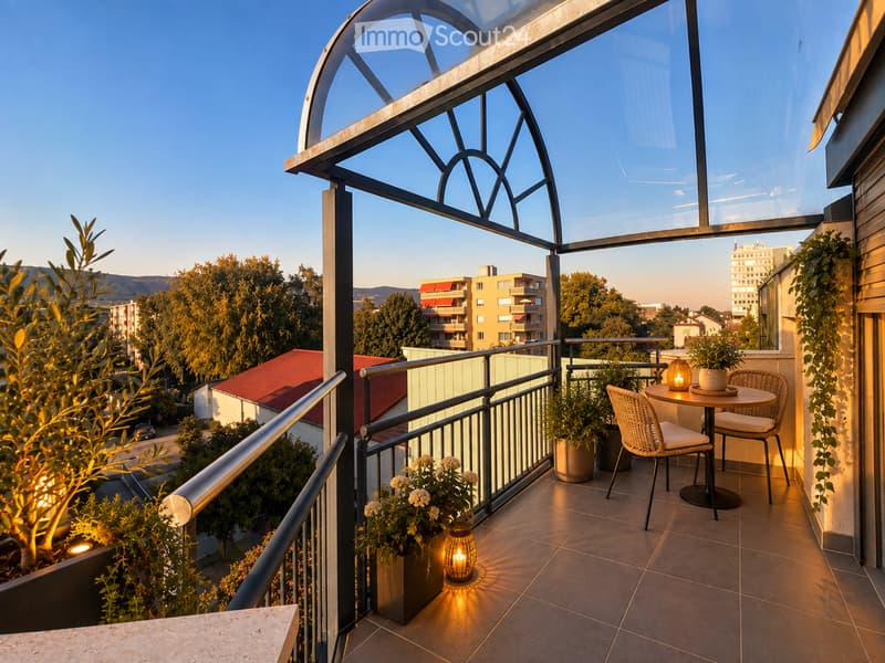 2.5 pces lumineux fraîchement rafraîchi avec balcon (3)