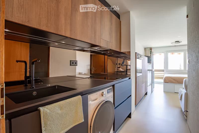 Studio à louer moderne avec vue au coeur de Nendaz à l'année (1)