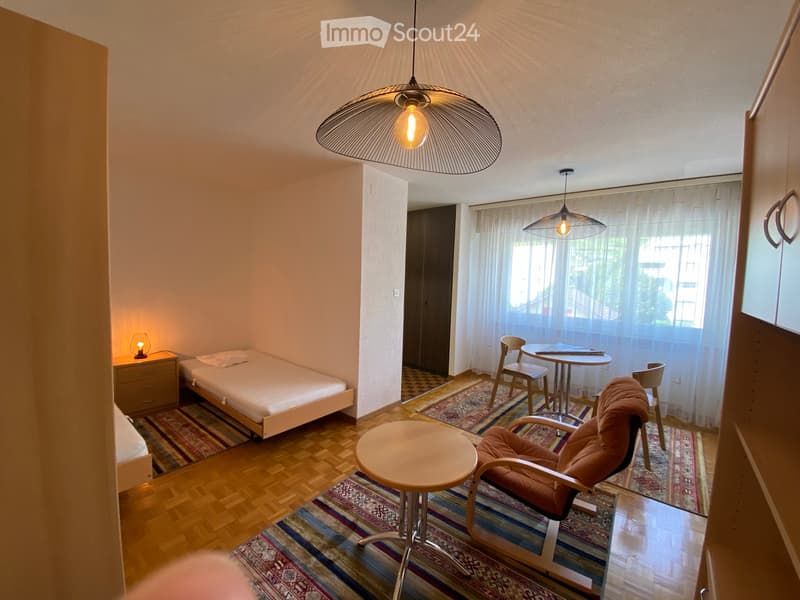 Grand studio meublé à louer de suite à Sierre (2)