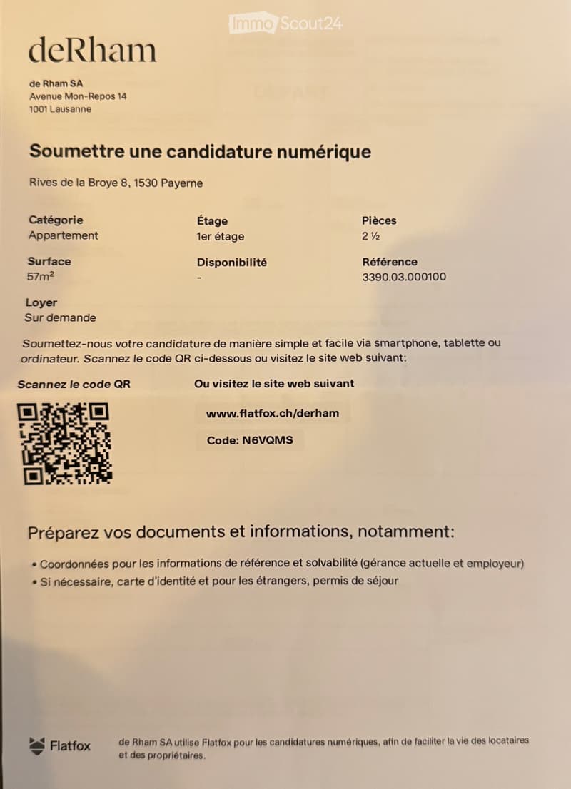 À LOUER  Appartement 2,5 pièces à Payerne (5)