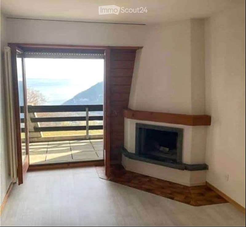 Joli studio à louer (1.5 pièce), vue sur les Alpes (1)