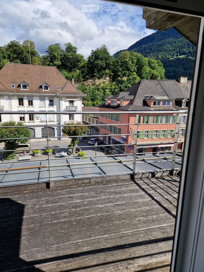 Bex, centre, 1.5 avec terrace de toit (1)
