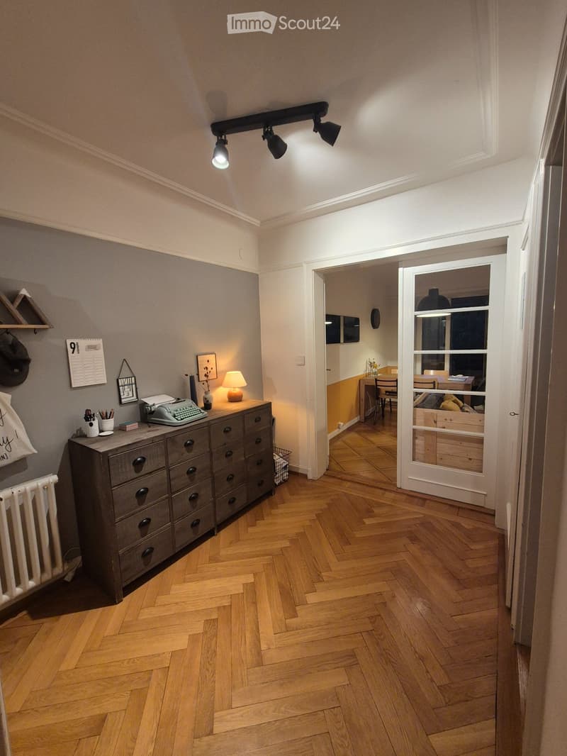 Joli appartement traversant de 2,5 pièces (Lausanne centre) (2)
