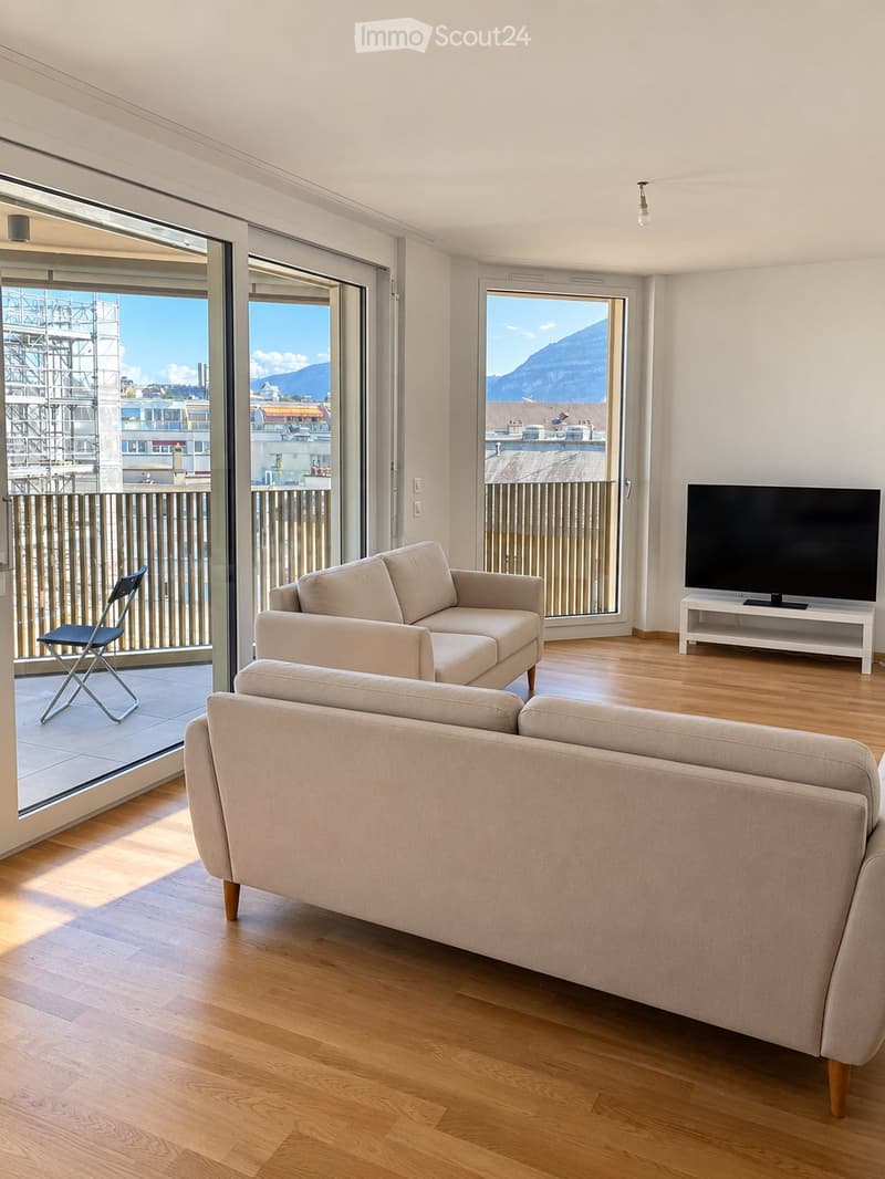 6 pièces 132 m2, 7e étage, 4 chambres, 2 balcons, vue Salève (3)