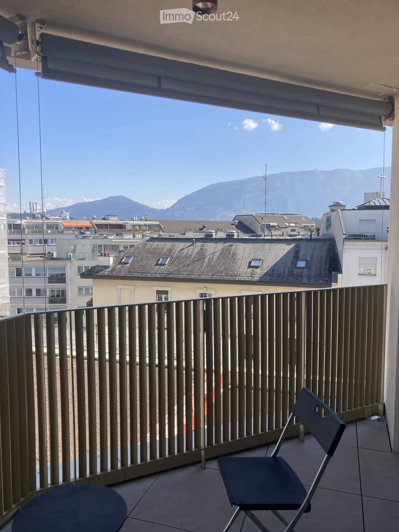 6 pièces 132 m2, 7e étage, 4 chambres, 2 balcons, vue Salève (2)