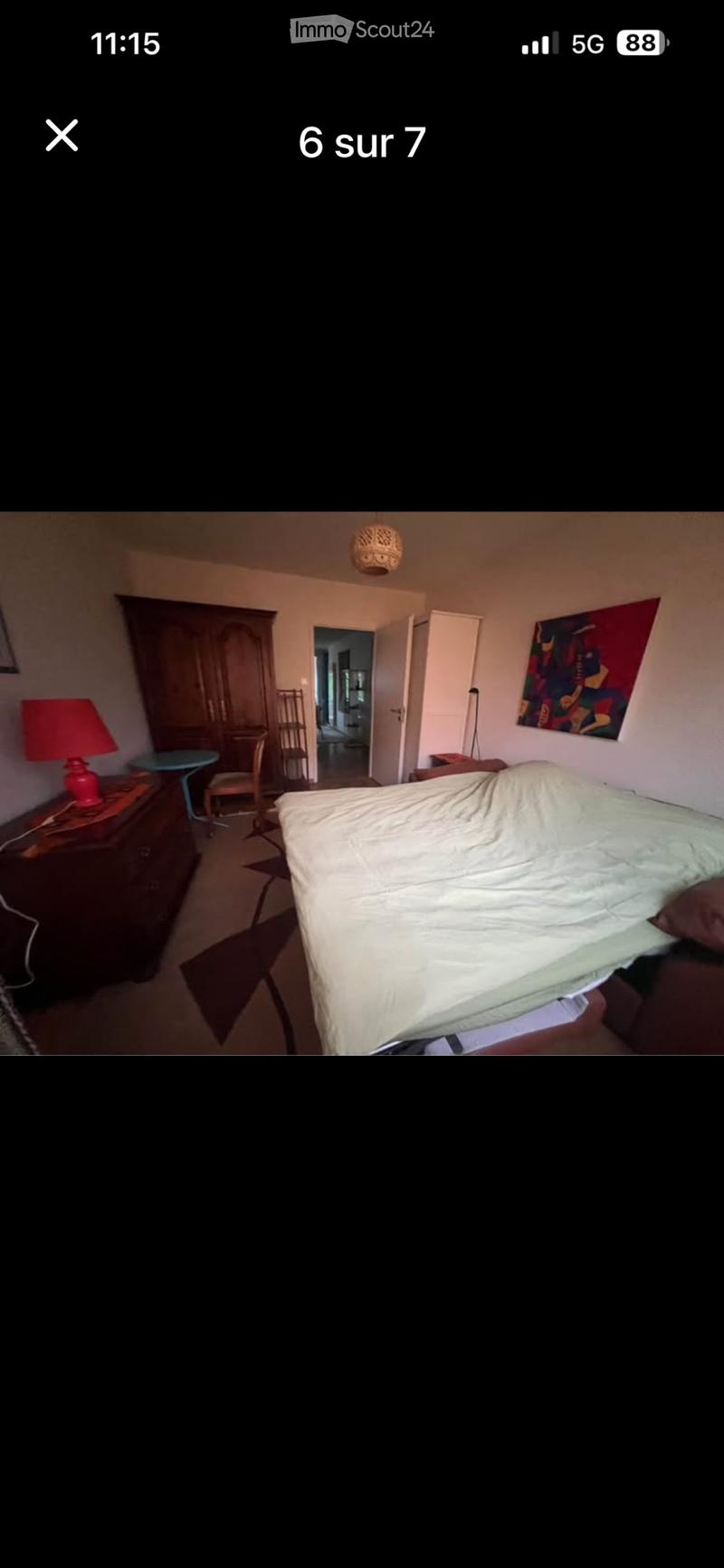 Libre de suite une chambre avec le garage box (3)