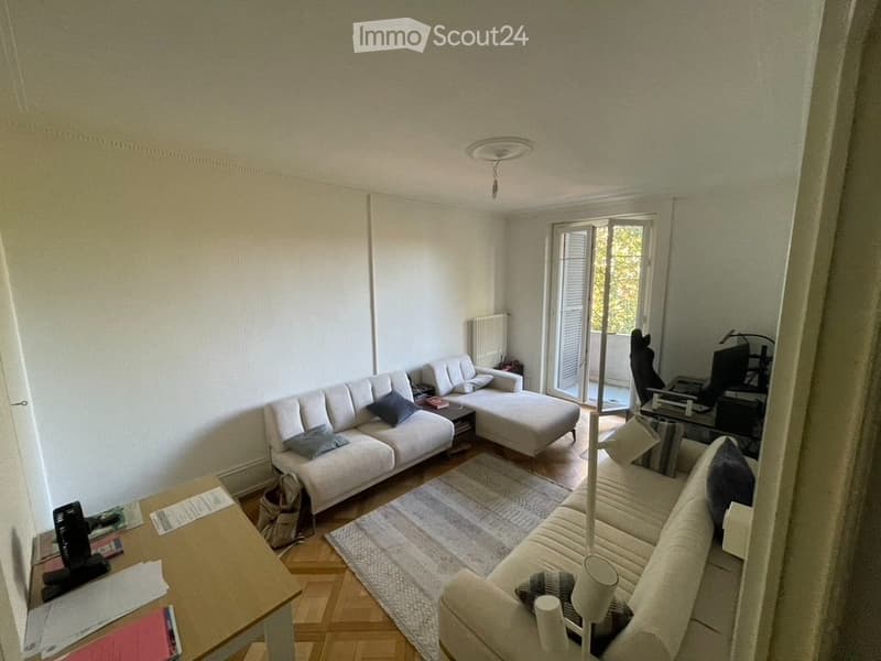 Joli 2,5 pièces à Servette balcon vue parc, au calme (1)