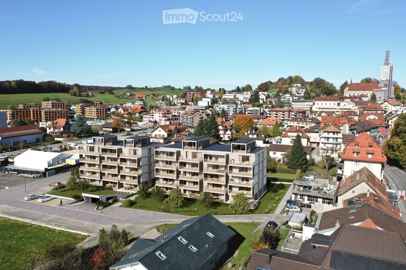 A LOUER3.5 pièces NEUF à Châtel-St-Denis, Av. de la Gare 37 (1)