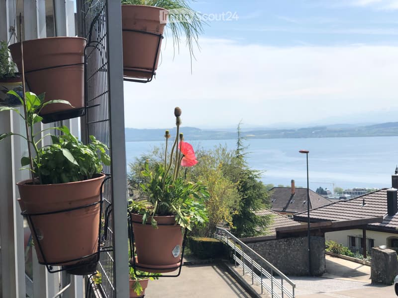 3 pièces traversant de 79 m² avec balcon et vue sur le lac (1)
