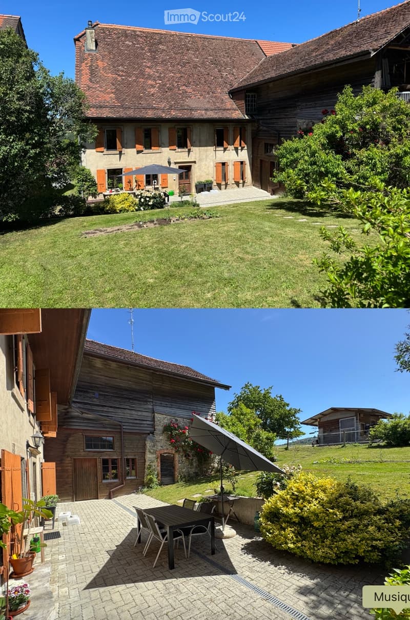 Charmant 4 pièces au RDC avec jardin à Bioley-Magnoux (1)