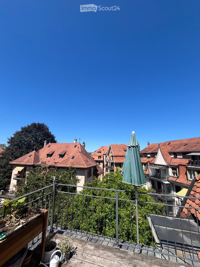 Charmante 75m2 Dachwohnung mit Terrasse im Breitenrain! (1)